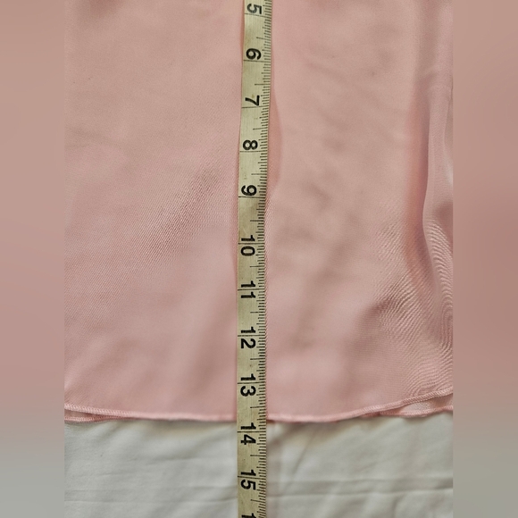 Premiere Collection Girls Pink Sheer Chiffon Dance Skirt W/ Tie At Side Size Med - Picture 7 of 8